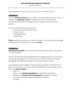 Samenvatting LWEO Vraag en Aanbod H1 t/m H3