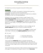 Samenvatting LWEO Levensloop