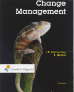 Change management Samenvatting 