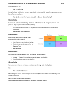 Bedrijfseconomie - Klas 4 - VWO - Marktverovering Hoofdstuk 1 t/m 4 + Onderneem het zelf Hoofdstuk 1