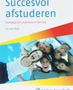 Succesvol afstuderen Samenvatting 