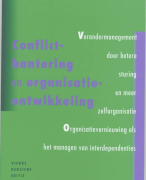Conflicthantering en organisatie-ontwikkeling Samenvatting