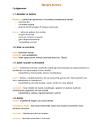 literaire termen - Nederlands