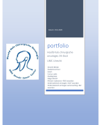 Stageportfolio PL3, Klinisch redeneren (8,5) & Onderzoekend vermogen (8,4) 