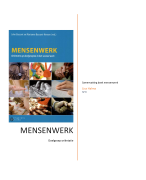 Mensenwerk samenvatting