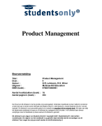 Product Management Samenvatting 