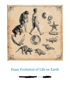 Essay the evolution of life on Earth (Biology)