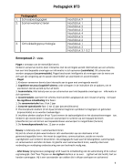 Pedagogiek BT3