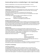 Trends en ontwikkelingen in de maatschappij