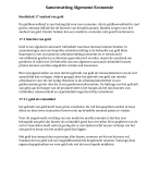 Samenvatting algemene economie jaar 2