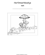 Herfst werkboekje groep 5