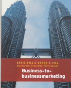 Business-to-businessmarketing Samenvatting 