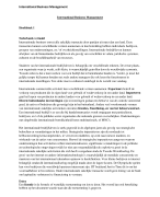 Samenvatting International Business Management