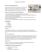 Intramusculair injecteren verslag