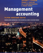 management accounting Hfst 5 en 6 en 11