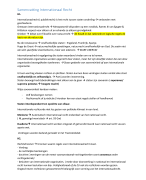 Samenvatting Internationaal recht ( Werk, Hoor colleges + Boek)