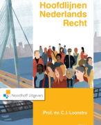 Samenvatting Hoofdlijnen Nederlands Recht Hoofdstuk 1,2,4,5,7,9,10,11,12 + Zelftoetsing