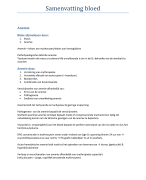 Samenvatting bloed