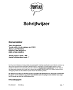 Schrijfwijzer Samenvatting