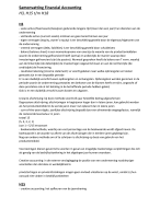 Samenvatting Financial Accounting