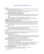 Summary Law test module Environment (Stenden)