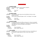 Summary Statistics Module design  (Stenden)