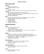 Summary Statistics Module design  (Stenden)