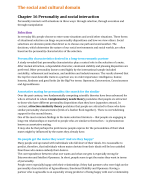 The dispositional domain