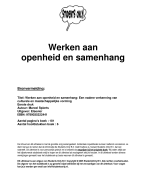 Werken aan openheid en samenhang Samenvatting