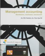 Management accounting Samenvatting 