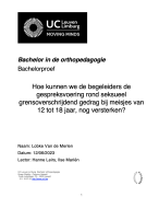 Eindwerk PBA Orthopedagogie 