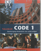 Code 1 Takenboek Samenvatting 