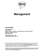 Management Samenvatting 
