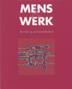 Mens en werk Samenvatting 