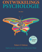 Samenvatting boek Ontwikkelingspsychologie 