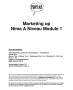 Marketing op Nima-A niveau Samenvatting 