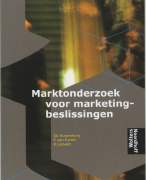 Marktonderzoek voor marketingbeslissingen Samenvatting 