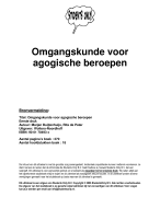 Omgangskunde voor agogische beroepen Samenvatting 