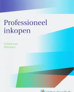 Professioneel inkopen Samenvatting