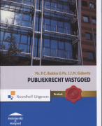 Publiekrecht vastgoed Samenvatting 