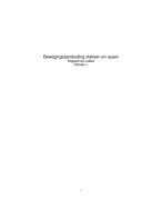 Bewegingsaanduiding vlakken en assen