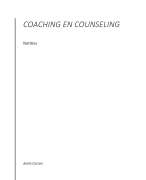 Lesnotities Coaching & Counseling