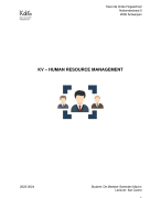 human resource management HRM - keuzevak KDG