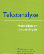 Tekstanalyse Samenvatting 
