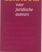 Leidraad voor juridische auteurs Samenvatting 