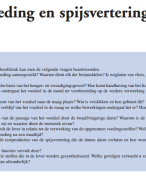 Samenvatting Voedingsleer Hoofdstuk 21 Voeding en Spijsvertering