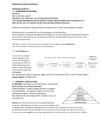 Marketing de Essentie 10e editie  samenvatting HS 1 