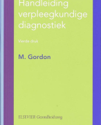 Handleiding verpleegkundige diagnostiek Samenvatting 