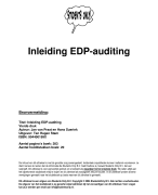 Inleiding EDP-auditing Samenvatting 