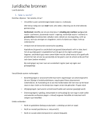 juridische bronnen I (AP)